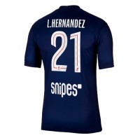 Stroje piłkarskie Paris Saint-Germain Lucas Hernandez #21 Koszulka Podstawowej 2025-26 Krótki Rękaw